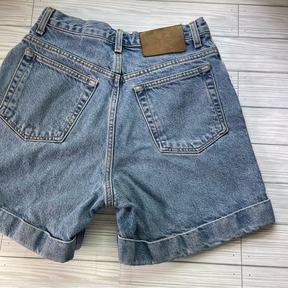 Calvin Klein high waisted Classic Blue Denim Women's Shorts size 6 - Picture 5 of 6